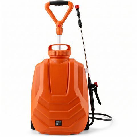 Обприскувач акумуляторний на колесах Mistora 16 л 12V 8 Ah обприскувач для рослин акумуляторний садовий обприскувач KOR-MIS1720 фото