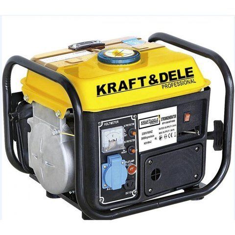 Генератор бензиновый портативный 1200 Вт, 4 л Kraft&Dele KD109Z портативный бензогенератор KD-KD109Z фото