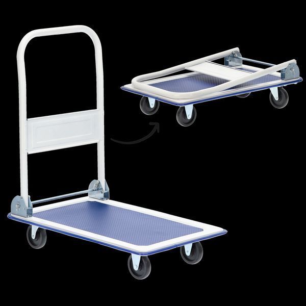 Візок платформний складський Garden Line REA2804 73x47x83 см 150 кг складський транспортний візок CH-REA2804 фото