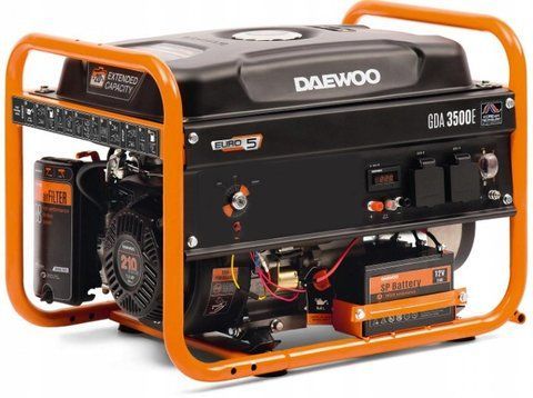 Генератор бензиновый DAEWOO 3 кВт надежный бензиновый 4-тактный генератор KOR-DW34 фото