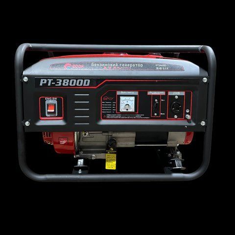 Мощный генератор бензиновый Edon PT-3800D 3кВт генератор бензиновый ручной запуск генератор для строительных площадок PT-3800D фото