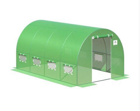Теплиця з металевим каркасом 4х3х2 м 12 м&sup2; Helper HPR-0403_F19 теплиці для саду HPR-0403_F19 фото